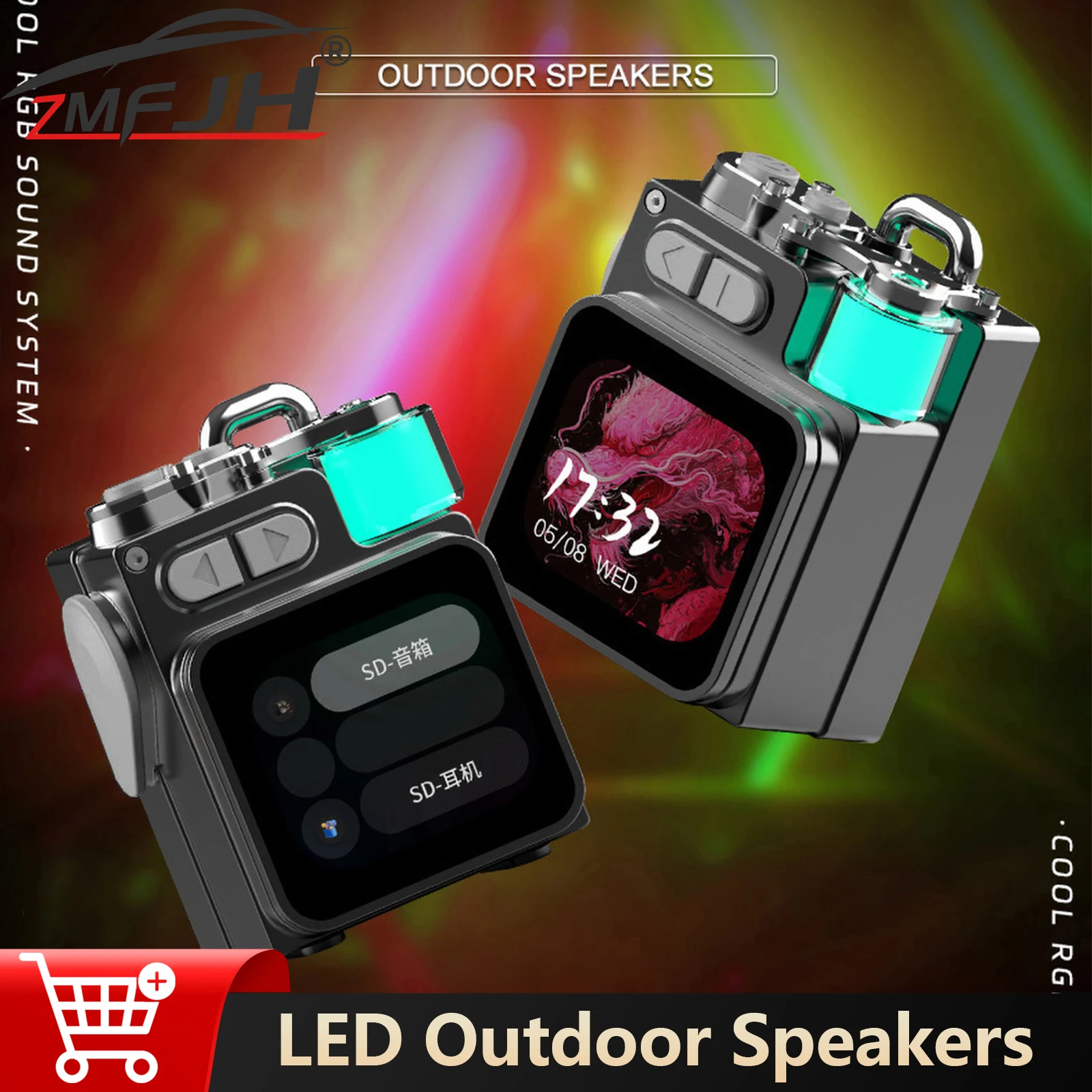 Wireless Outdoor Speakers LED Display Screen Bluetooth-compatible Speaker Desktop Subwoofer Portable Display Accessories
Wireless Outdoor Speakers LED Display Screen Bluetooth-compatible Speaker Desktop Subwoofer Portable Display Accessories