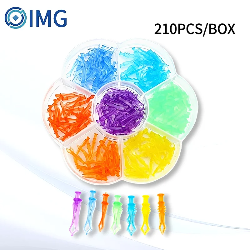 Dental Tooth Restoration Supplies, 210Pcs Colorful Autoadaptable Plastic Diamond Interproximal Wedges Kit
Dental Tooth Restoration Supplies, 210Pcs Colorful Autoadaptable Plastic Diamond Interproximal Wedges Kit