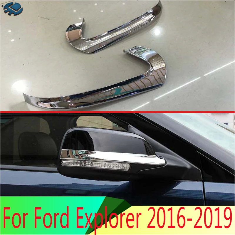 2Pcs Car Styling For Ford Explorer Sport 2016-2019 ABS Chrome Side Door Mirror Rubbing Strip Rearview Mirror Decoration Cover
2Pcs Car Styling For Ford Explorer Sport 2016-2019 ABS Chrome Side Door Mirror Rubbing Strip Rearview Mirror Decoration Cover
