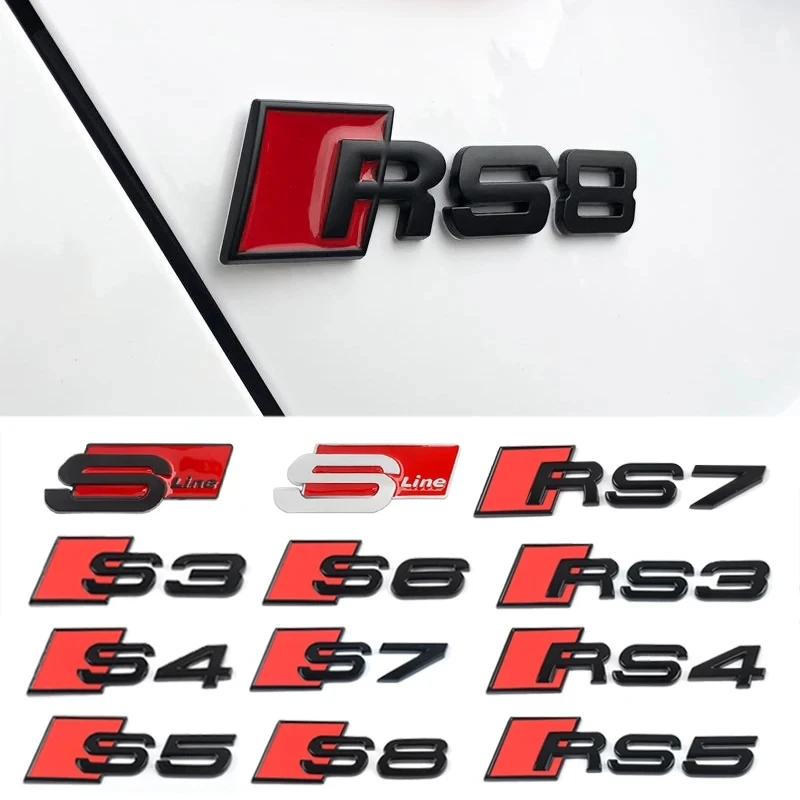 3D ABS Badge Stickers Car Logo Emblem Trunk Decoration Accessories For Audi S line S3 S4 S5 S6 S7 S8 RS3 RS4 RS5 RS6 RS7 RS8
3D ABS Badge Stickers Car Logo Emblem Trunk Decoration Accessories For Audi S line S3 S4 S5 S6 S7 S8 RS3 RS4 RS5 RS6 RS7 RS8