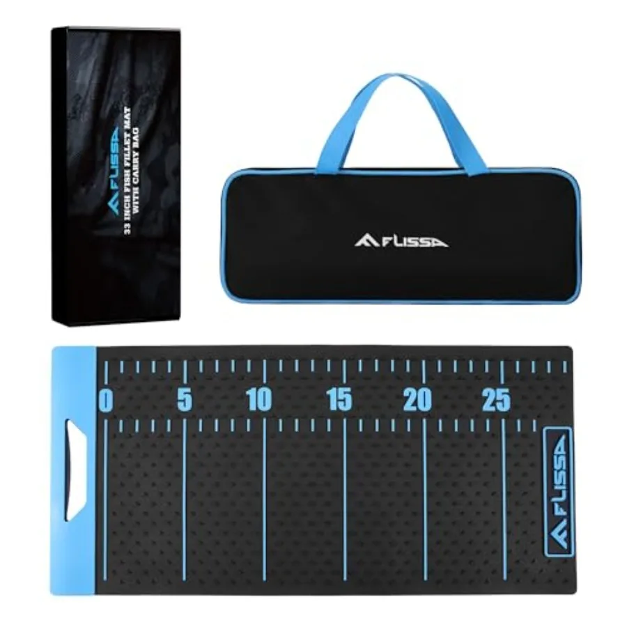 33" Non-Slip Fish Fillet Mat with Storage Bag Portable and Durable Fish Cleaning Mat Measuring Scale for Easy Filleting Cleanin
33" Non-Slip Fish Fillet Mat with Storage Bag Portable and Durable Fish Cleaning Mat Measuring Scale for Easy Filleting Cleanin