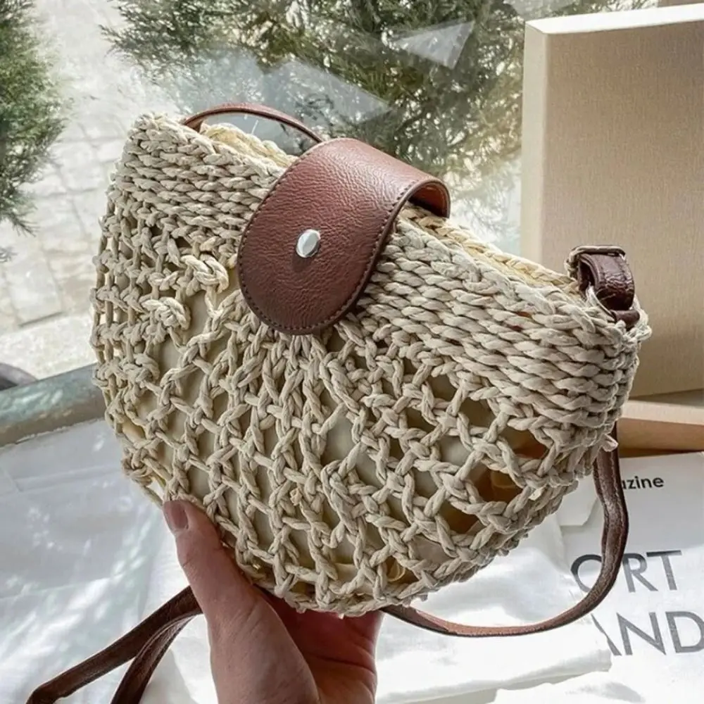Trendy Bohemian Weave Straw Shoulder Bag Hollowed Out Rattan Semicircle Crossbody Bag Large Capacity Handbag Beach Bag Travel
Trendy Bohemian Weave Straw Shoulder Bag Hollowed Out Rattan Semicircle Crossbody Bag Large Capacity Handbag Beach Bag Travel