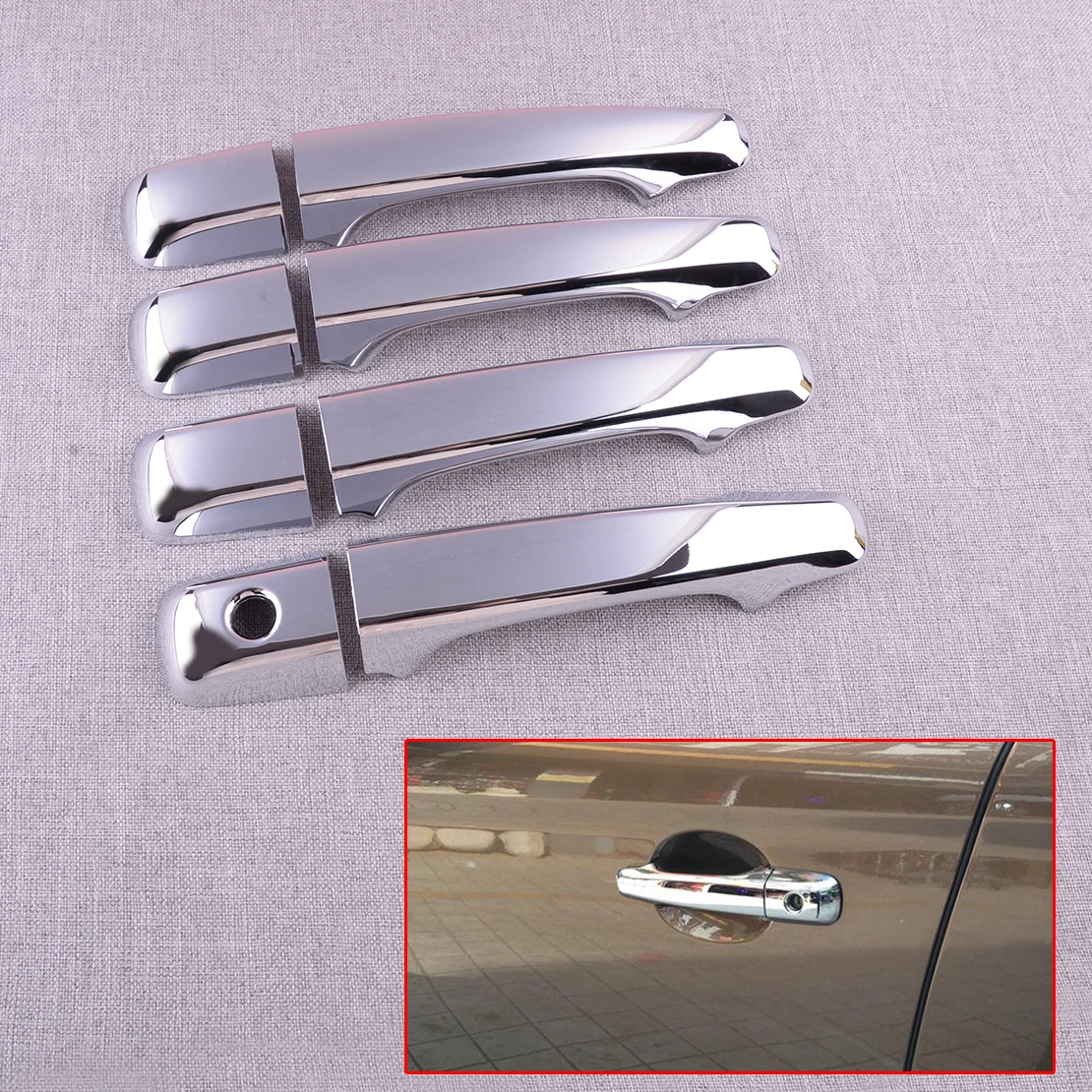 New 8Pcs Car ABS Chrome Side Exterior Door Handle Cover Trim Fit for Volvo XC60 2009 2010 2011 2012 2013 2014 2015
New 8Pcs Car ABS Chrome Side Exterior Door Handle Cover Trim Fit for Volvo XC60 2009 2010 2011 2012 2013 2014 2015