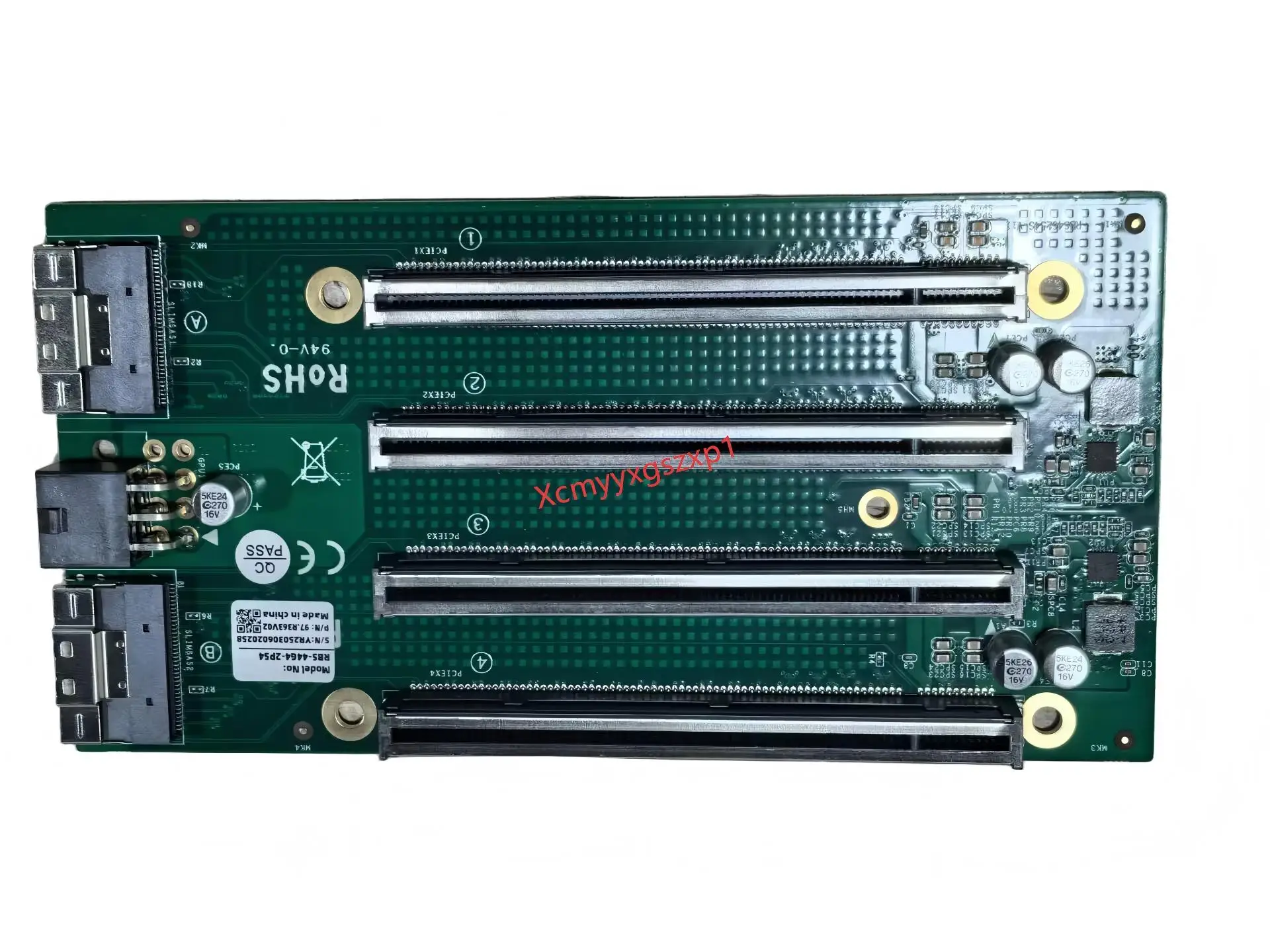 1PCS 2 Port SFF-8654 SlimSAS To 4 PCIe x16 Slot Adapter
1PCS 2 Port SFF-8654 SlimSAS To 4 PCIe x16 Slot Adapter