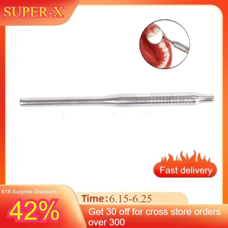 1PCS Dental Mouth Mirror Handle Oral Stainless Steel Extension Handle Dentistry Tools Dental Flat Mirror Handle
1PCS Dental Mouth Mirror Handle Oral Stainless Steel Extension Handle Dentistry Tools Dental Flat Mirror Handle