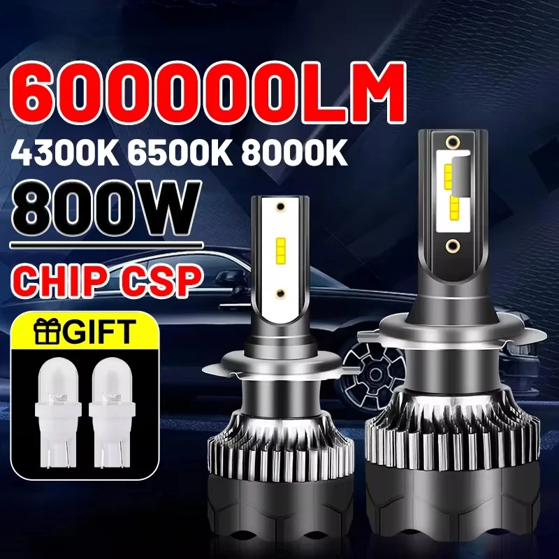 Dualvision H4 LED Headlight 800W 3570 CSP LED H7 H1 H11 H8 9005 9006 HB3 HB4 H9 4300K 6500K 8000K 2PCS Fog Lights Mini Diode 12V
Dualvision H4 LED Headlight 800W 3570 CSP LED H7 H1 H11 H8 9005 9006 HB3 HB4 H9 4300K 6500K 8000K 2PCS Fog Lights Mini Diode 12V