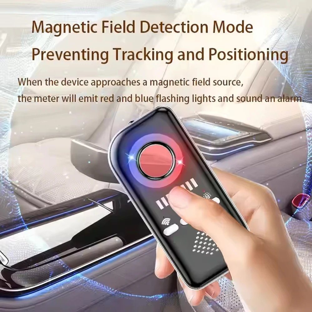 K95 Upgraded Anti-Spy Tool, Hidden Camera GPS Tracker Detector with LED Flashlight for Travel RF Signal Scanner
K95 Upgraded Anti-Spy Tool, Hidden Camera GPS Tracker Detector with LED Flashlight for Travel RF Signal Scanner