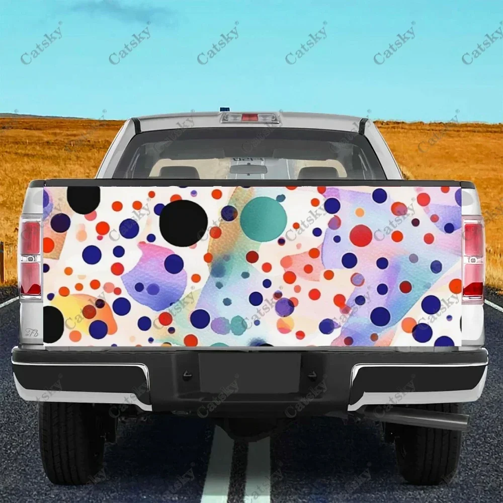 Colorful Polka Dot Pattern Car Truck Tailgate Wrap Professional Grade Material Universal Fit for Full Size Trucks Weatherproof
Colorful Polka Dot Pattern Car Truck Tailgate Wrap Professional Grade Material Universal Fit for Full Size Trucks Weatherproof