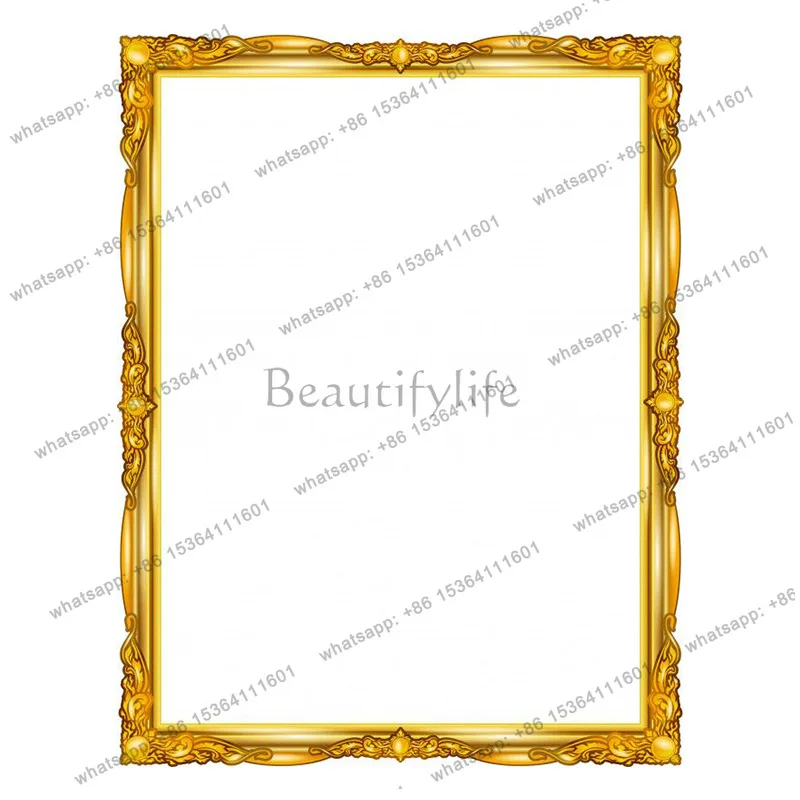 French decorative mirror home retro living room luxury fireplace mirror
French decorative mirror home retro living room luxury fireplace mirror