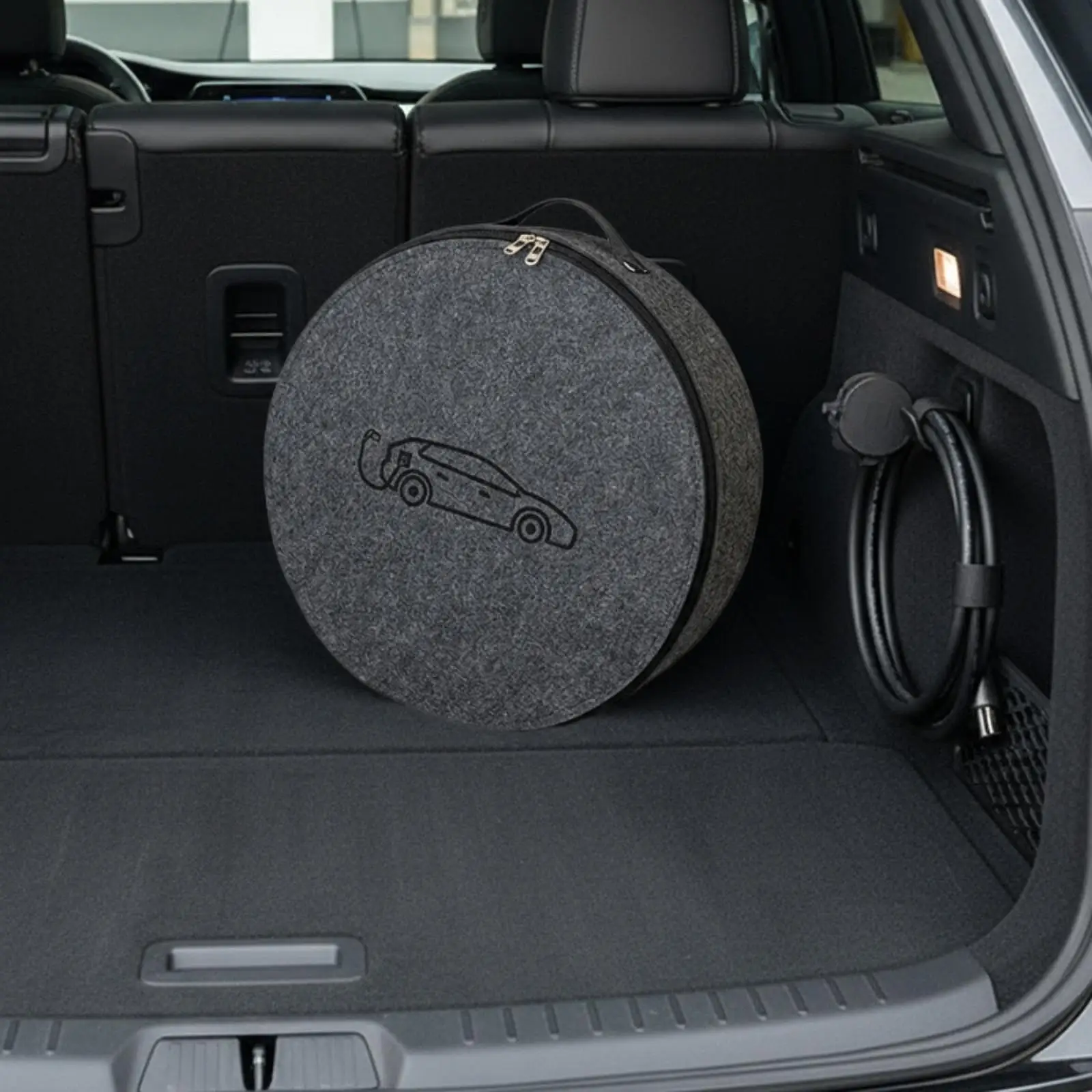 Сумка для хранения зарядного кабеля электромобиля, защитный контейнер, аксессуар, фетр, сверхмощный держатель на молнии, чехол для переноски, органайзер
Сумка для хранения зарядного кабеля электромобиля, защитный контейнер, аксессуар, фетр, сверхмощный держатель на молнии, чехол для переноски, органайзер