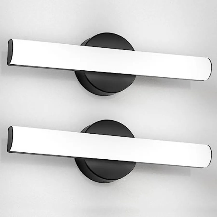 2-Pack Modern Dimmable LED Vanity Light Bar Lighting Fixtures, 15.9 Inch LED Bathroom Light Fixture Over Mirror, 15W 1300LM Day
2-Pack Modern Dimmable LED Vanity Light Bar Lighting Fixtures, 15.9 Inch LED Bathroom Light Fixture Over Mirror, 15W 1300LM Day