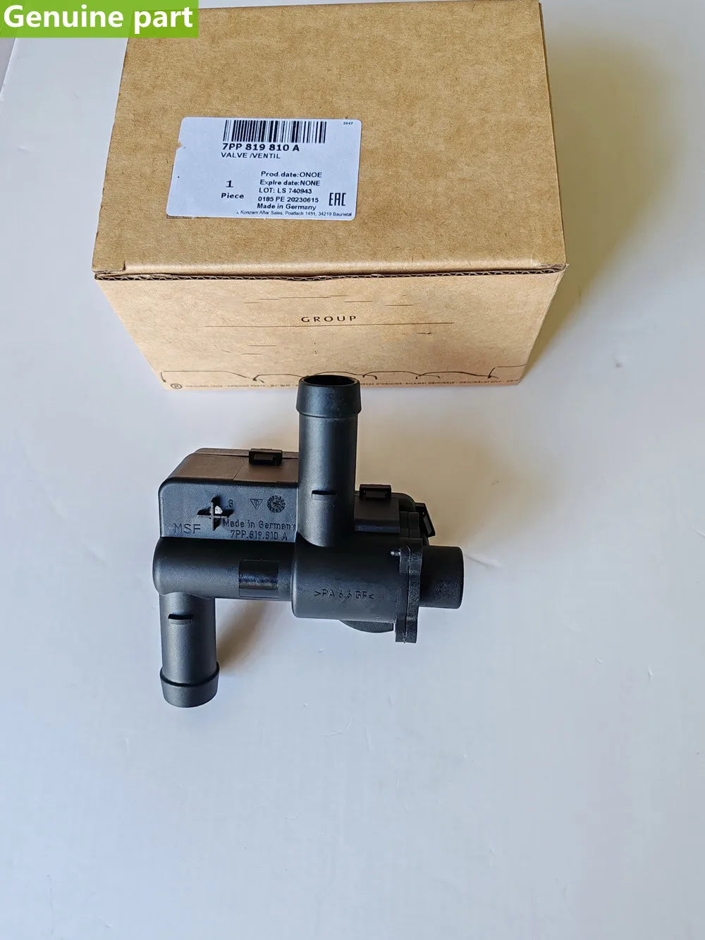 Set of 7PP819810A 95857281000 GENUINE OEM Coolant Heater Control Valve HVAC For Porsche Cayenne Macan VW Touareg 3.6L V6
Set of 7PP819810A 95857281000 GENUINE OEM Coolant Heater Control Valve HVAC For Porsche Cayenne Macan VW Touareg 3.6L V6