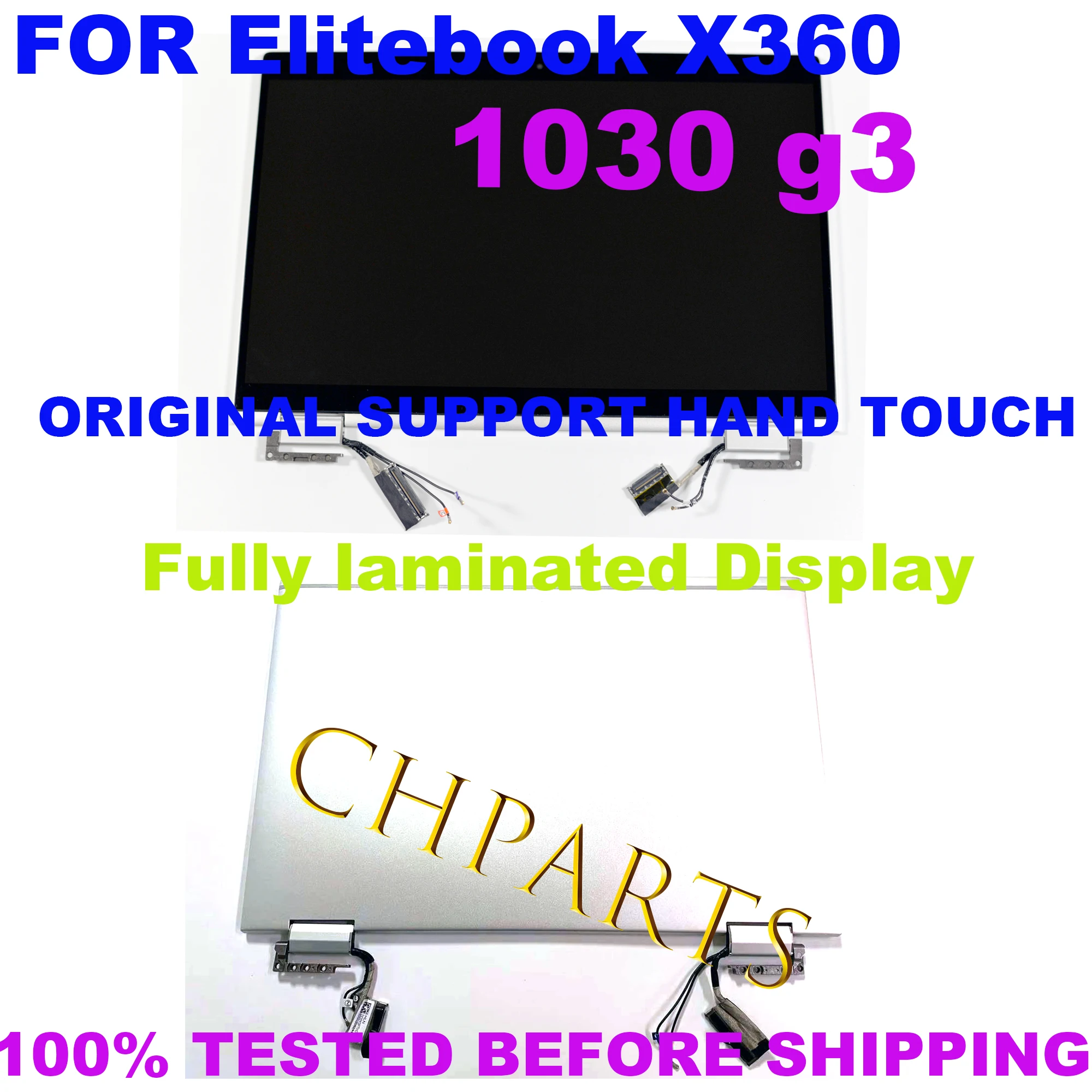 13.3" 1080P For HP EliteBook X360 1030 G3 G4 FHD LCD Touch Screen Display Full Assembly Sliver Panel
13.3" 1080P For HP EliteBook X360 1030 G3 G4 FHD LCD Touch Screen Display Full Assembly Sliver Panel