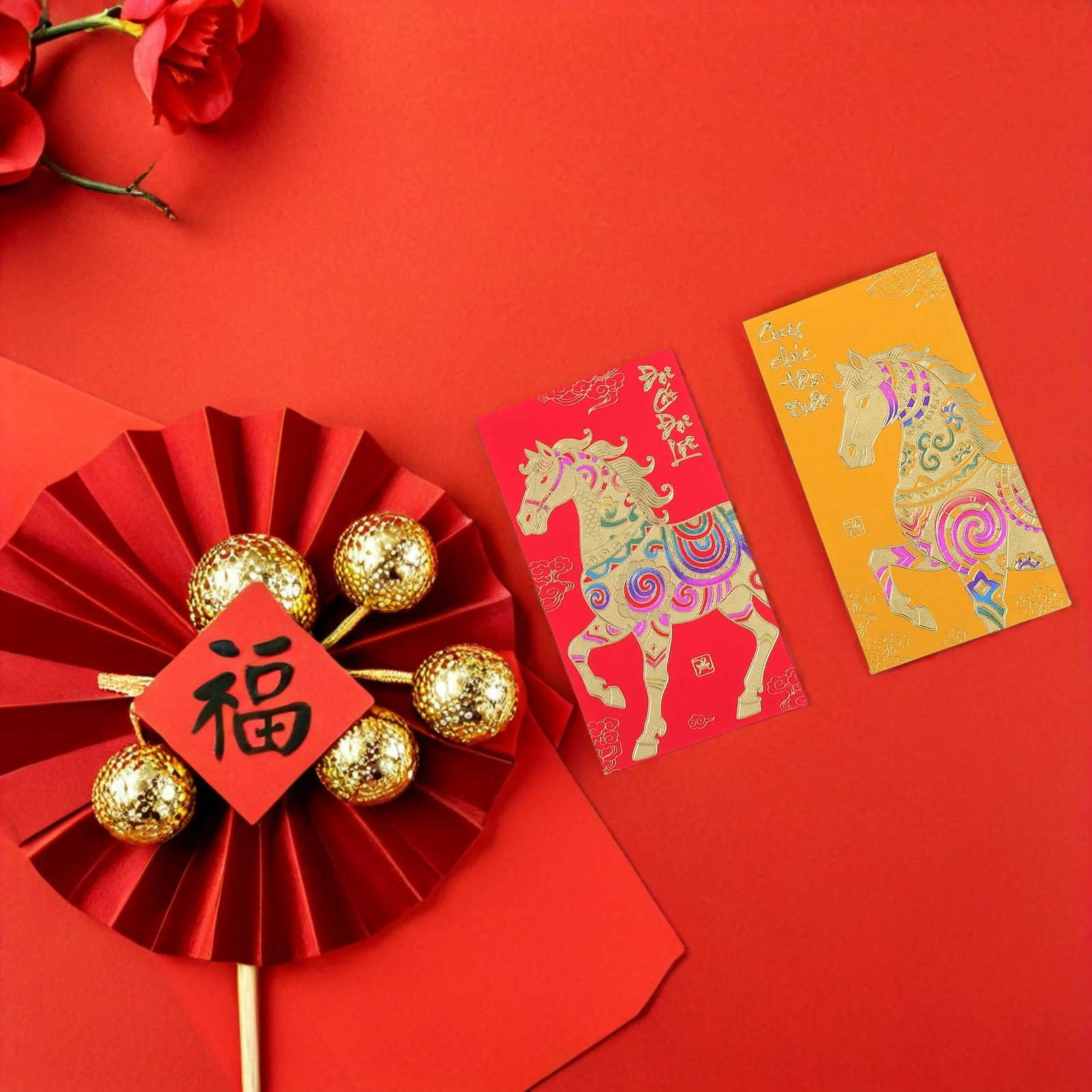 48pcs Chinese Red Envelopes Hongbao 2026 Year Of The Horse Lucky Money Envelopes Red Packet Lunar New Year Wedding Party Supply
48pcs Chinese Red Envelopes Hongbao 2026 Year Of The Horse Lucky Money Envelopes Red Packet Lunar New Year Wedding Party Supply