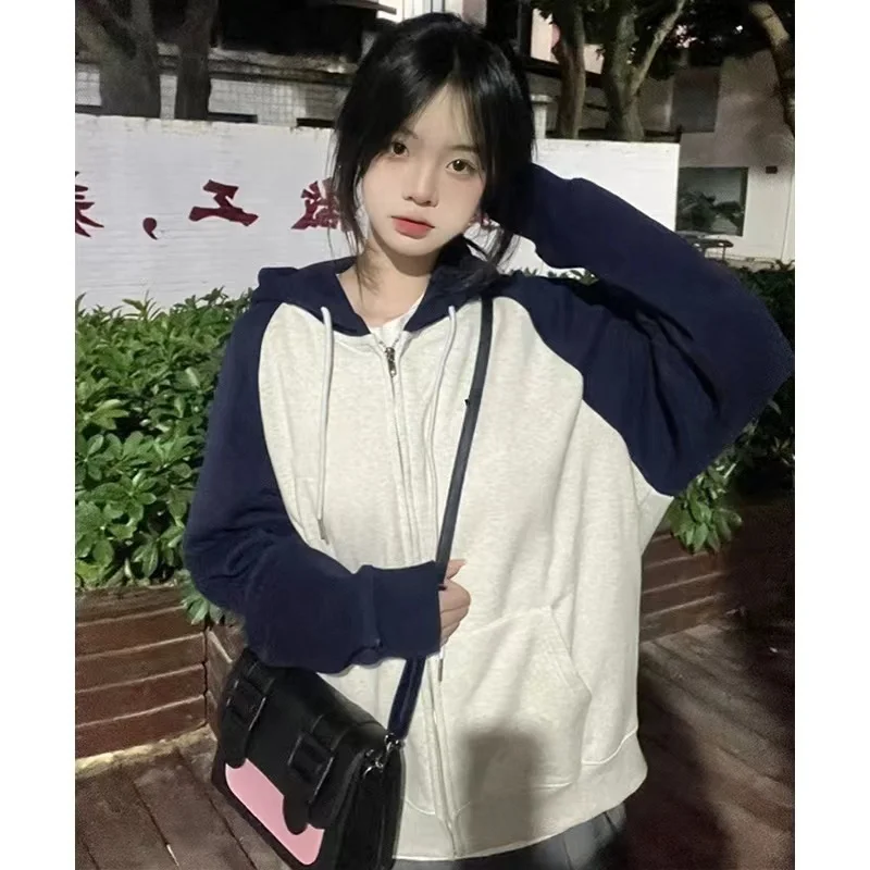New 2026 Women's Hoodie Zipper Print Jacket Large Children's High School Students' Top Coat Autumn Winter Fashion Casual Wear
New 2026 Women's Hoodie Zipper Print Jacket Large Children's High School Students' Top Coat Autumn Winter Fashion Casual Wear
