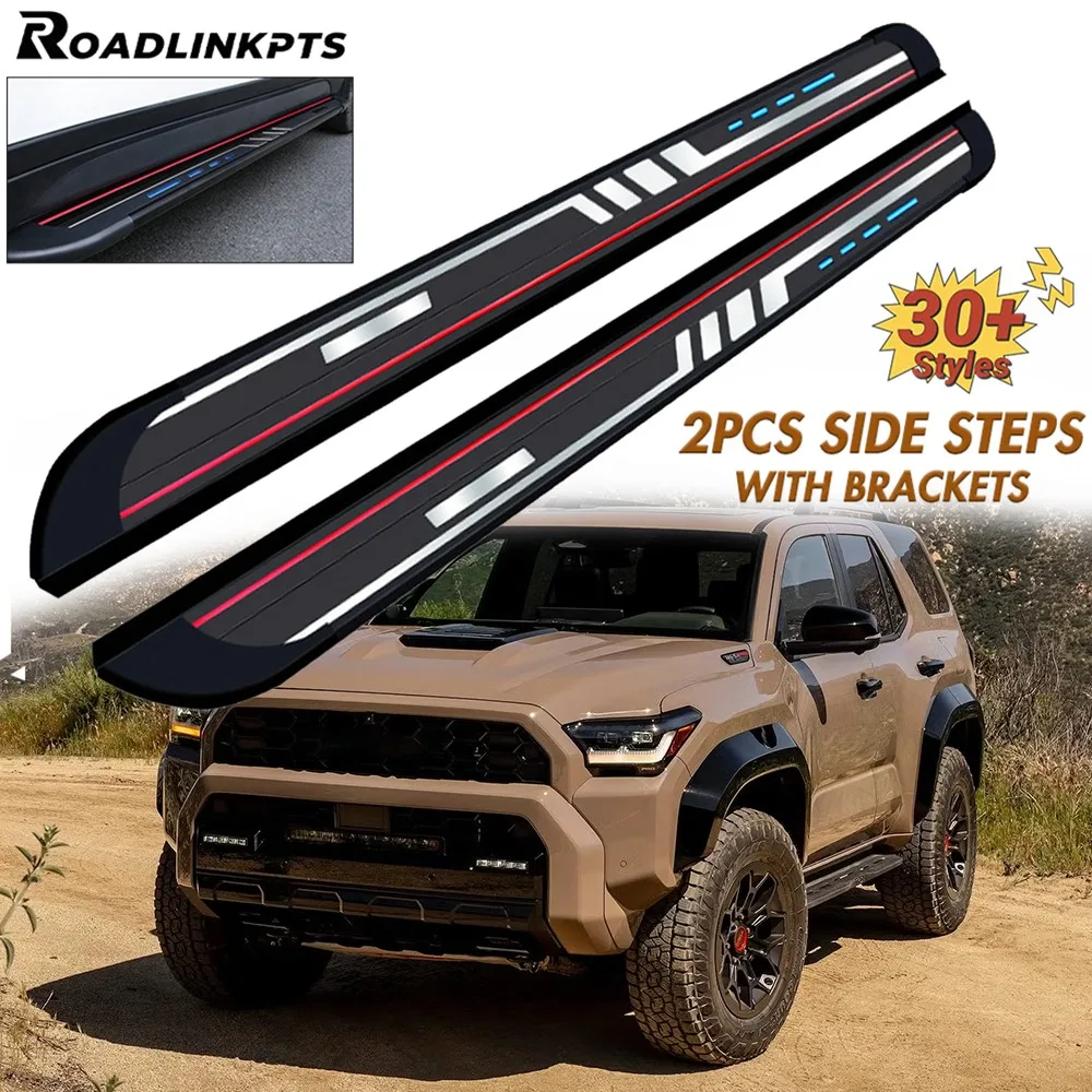 2PCS Aluminum 3.9" Wide Fixed Side Steps Fit for Toyota 4runner 2025 2026 Running Boards Nerf Bars Rails Stepping Plates Pedals
2PCS Aluminum 3.9" Wide Fixed Side Steps Fit for Toyota 4runner 2025 2026 Running Boards Nerf Bars Rails Stepping Plates Pedals