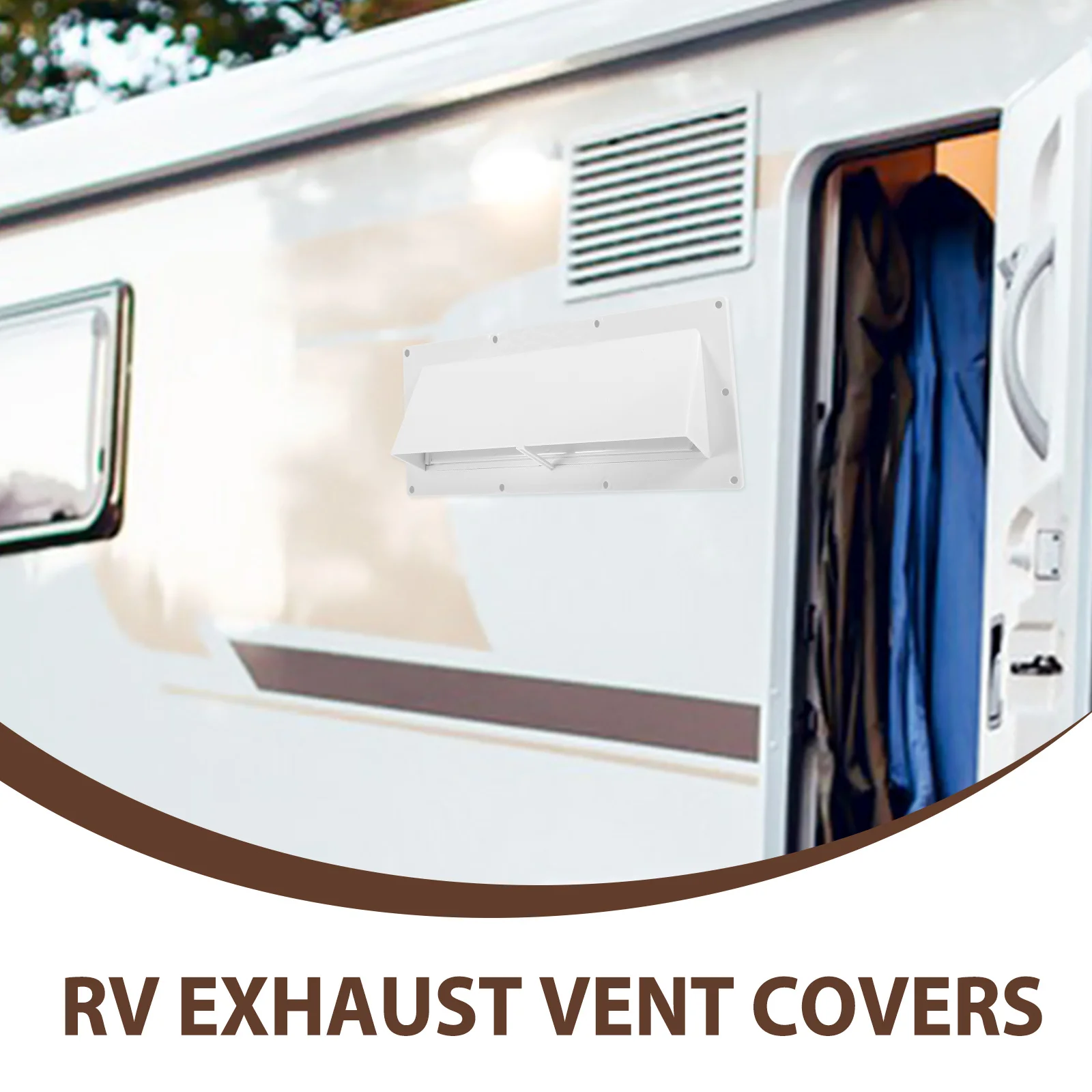 Camper Exhaust Vent Cover Quick Installation Rv Range Hood Air Outlet Protector Durable Rv Accessory Furnace Vent Cover
Camper Exhaust Vent Cover Quick Installation Rv Range Hood Air Outlet Protector Durable Rv Accessory Furnace Vent Cover
