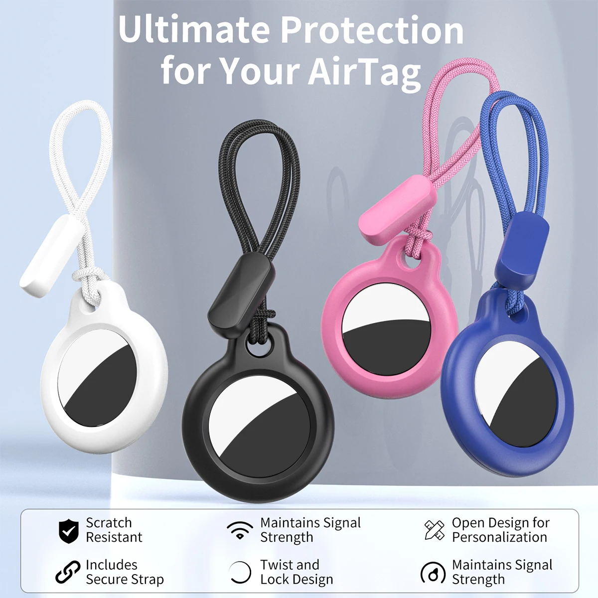 Case for Apple Airtags Protective Cover Bumper Tracker Accessories Anti-scratch Keychain Air Tags Cover Anti-Lost Keychain Case
Case for Apple Airtags Protective Cover Bumper Tracker Accessories Anti-scratch Keychain Air Tags Cover Anti-Lost Keychain Case