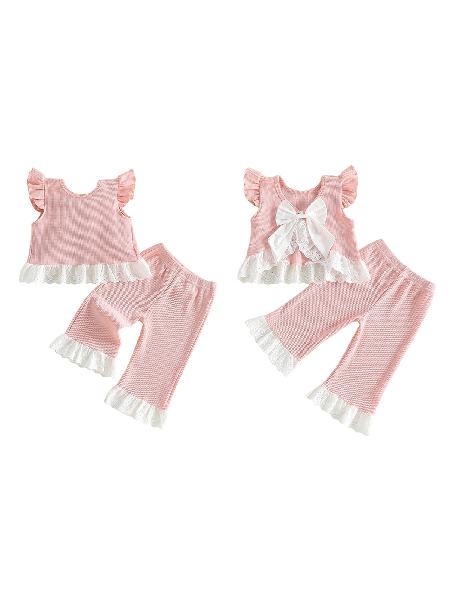 Girls Summer Floral Embroidered Lace Trim Flutter Sleeve Crew Neck Top with Elastic Waist Ruffle Hem Shorts 2 Piece Set
Girls Summer Floral Embroidered Lace Trim Flutter Sleeve Crew Neck Top with Elastic Waist Ruffle Hem Shorts 2 Piece Set