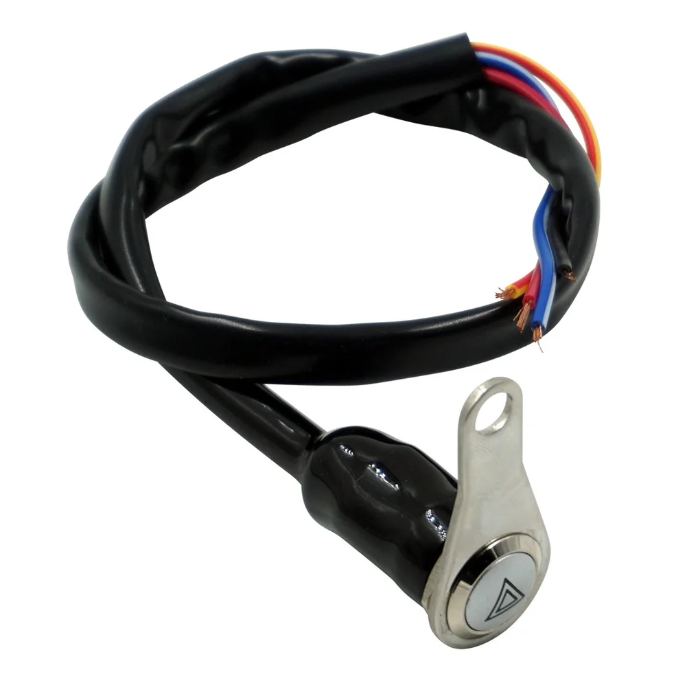LED Illuminated Motorcycle Handlebar Switch with Double Flash Function and Metal Self Locking Button for 7mm Aperture
LED Illuminated Motorcycle Handlebar Switch with Double Flash Function and Metal Self Locking Button for 7mm Aperture