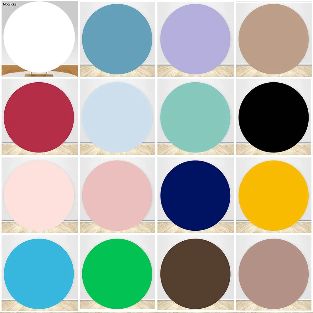 Mocsicka Solid Color Round Backdrop Cover Birthday Wedding Baby Shower White Round Photo Background Circle Studio Photocall Prop
Mocsicka Solid Color Round Backdrop Cover Birthday Wedding Baby Shower White Round Photo Background Circle Studio Photocall Prop
