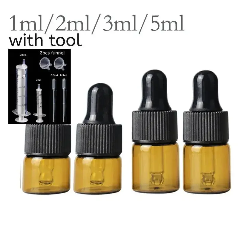 50PCS 1/2/3/5/MLAmber essential Empty Dropper Bottle oil Pipette Bottles Refillable Glass Aromatherapy Liquid Brown Drop Travel
50PCS 1/2/3/5/MLAmber essential Empty Dropper Bottle oil Pipette Bottles Refillable Glass Aromatherapy Liquid Brown Drop Travel