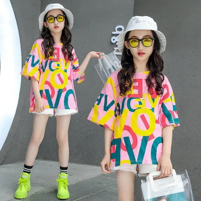Girls Short-sleeved T-shirt Summer New Style Little Girl Round Neck Printed Top Children Korean Version Children T-shirt Fashion
Girls Short-sleeved T-shirt Summer New Style Little Girl Round Neck Printed Top Children Korean Version Children T-shirt Fashion