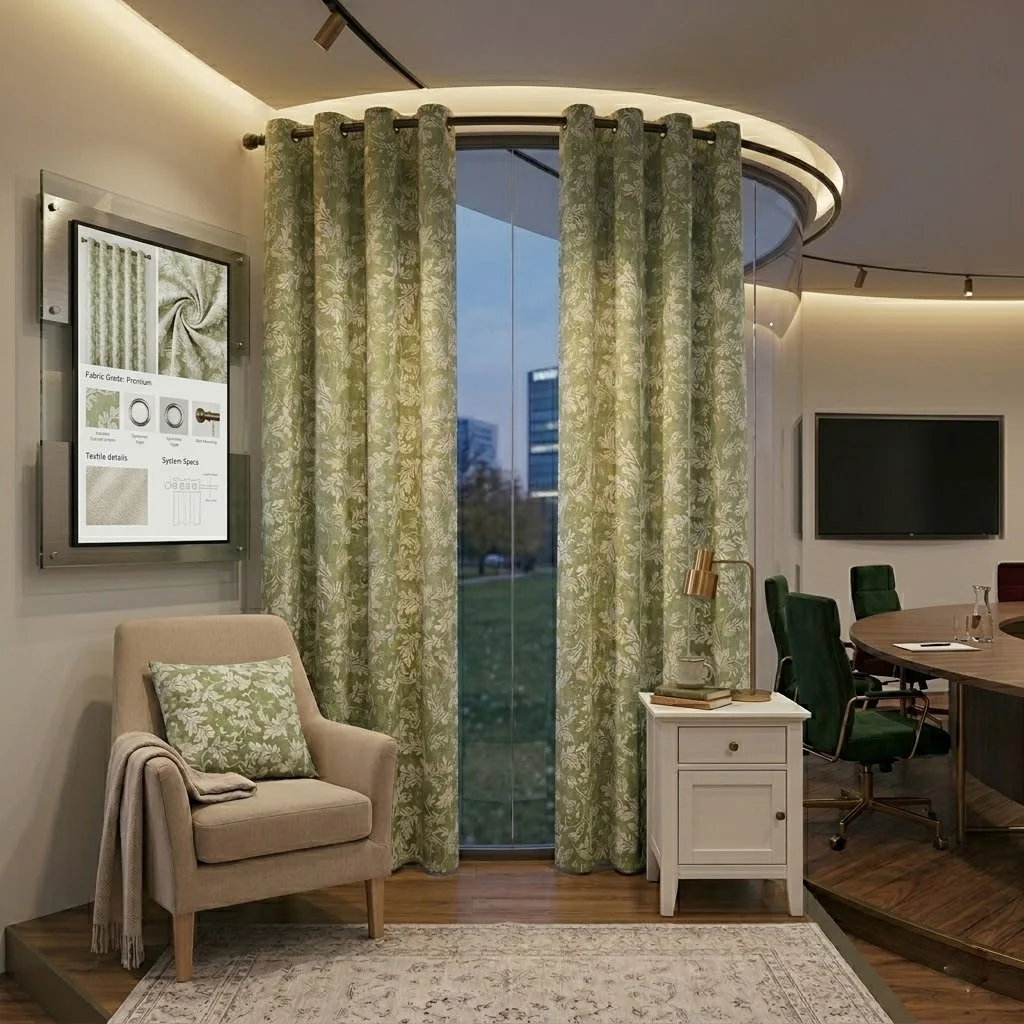 JINCHAN Green Oak Leaf Embroidered Curtains Pair Room Darkening Grommet Drapes 2 Panels for Living Room Bedroom Decor
JINCHAN Green Oak Leaf Embroidered Curtains Pair Room Darkening Grommet Drapes 2 Panels for Living Room Bedroom Decor