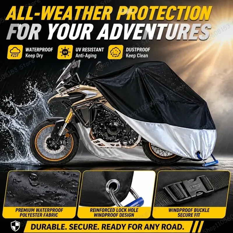For VOGE DS625X For Motorcycle Cover Waterproof Dustproof UV Resistant All Weather Outdoor Indoor Scooter Bike Cover
For VOGE DS625X For Motorcycle Cover Waterproof Dustproof UV Resistant All Weather Outdoor Indoor Scooter Bike Cover