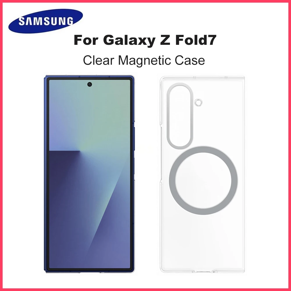 Original Clear Magnetic Case for Samsung Galaxy Z Fold7 with Magnet Clear Magnetic Protection Case
Original Clear Magnetic Case for Samsung Galaxy Z Fold7 with Magnet Clear Magnetic Protection Case