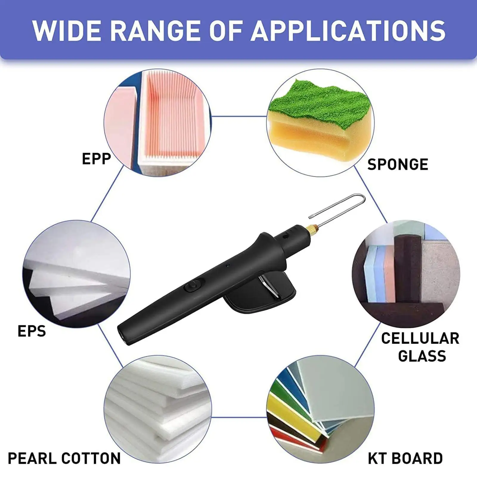 Hot Wire Foam Cutter Kit 4 in 1 Electric Engraving Pen Set for Polystyrene Crafting and Model Making
Hot Wire Foam Cutter Kit 4 in 1 Electric Engraving Pen Set for Polystyrene Crafting and Model Making