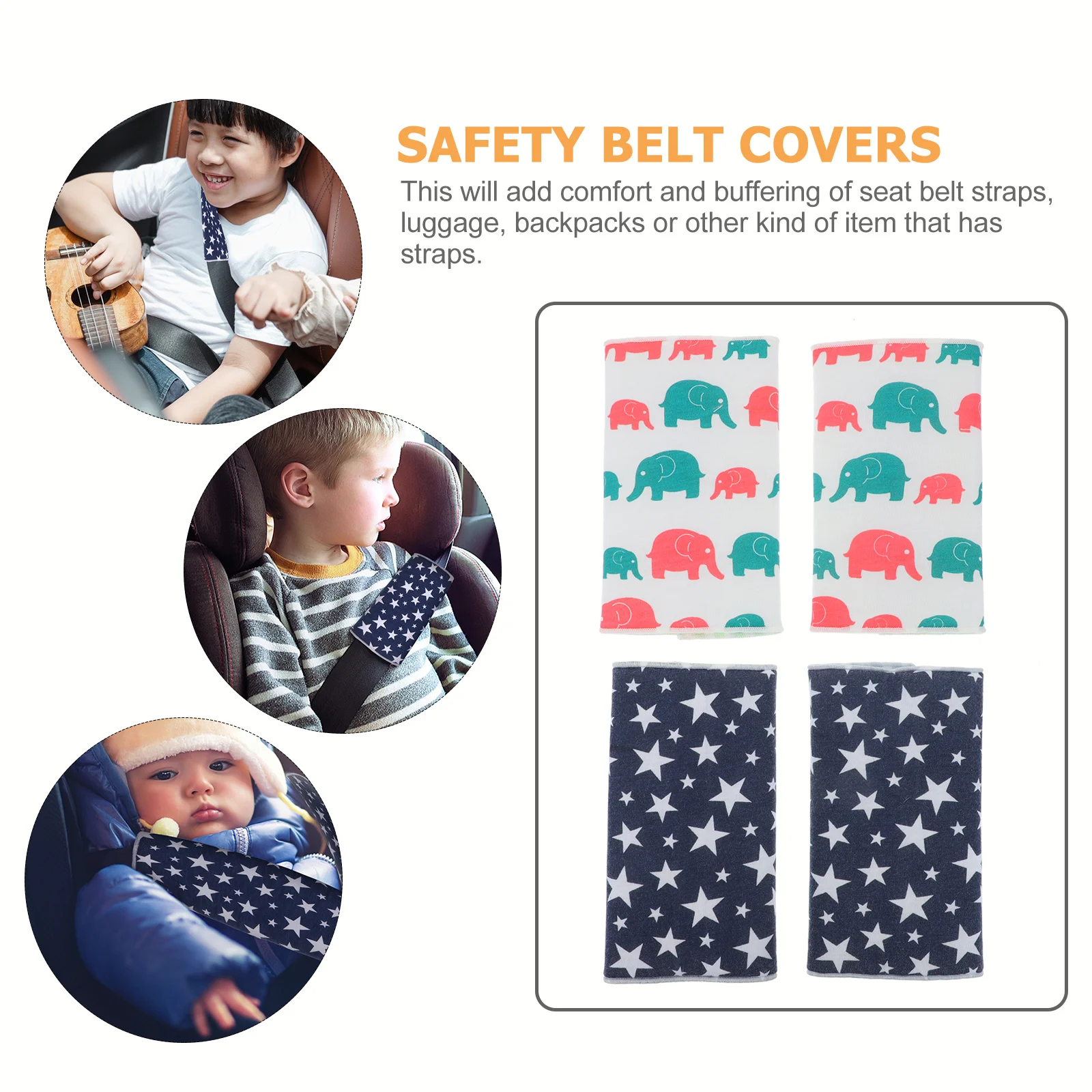 2 Sets Infant Toddler Covers Car Cushions Premium Material Colorful Design Comfortable Straps
2 Sets Infant Toddler Covers Car Cushions Premium Material Colorful Design Comfortable Straps