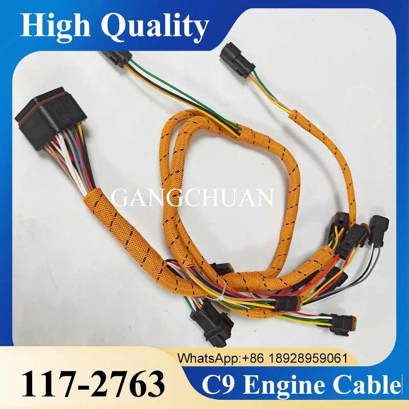 C12 C10 Engine Wiring Harness 117-2763 1172763 Engine Cable For Caterpillar CAT Excavator 345BL 345B II E345B Engine Harness
C12 C10 Engine Wiring Harness 117-2763 1172763 Engine Cable For Caterpillar CAT Excavator 345BL 345B II E345B Engine Harness
