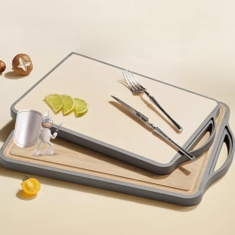 Anti-Mold Antibacterial Double-Sided Wooden Cutting Board, Home Use Fruit Chopping Board for Kitchen Knife, Small Solid Wood
Anti-Mold Antibacterial Double-Sided Wooden Cutting Board, Home Use Fruit Chopping Board for Kitchen Knife, Small Solid Wood