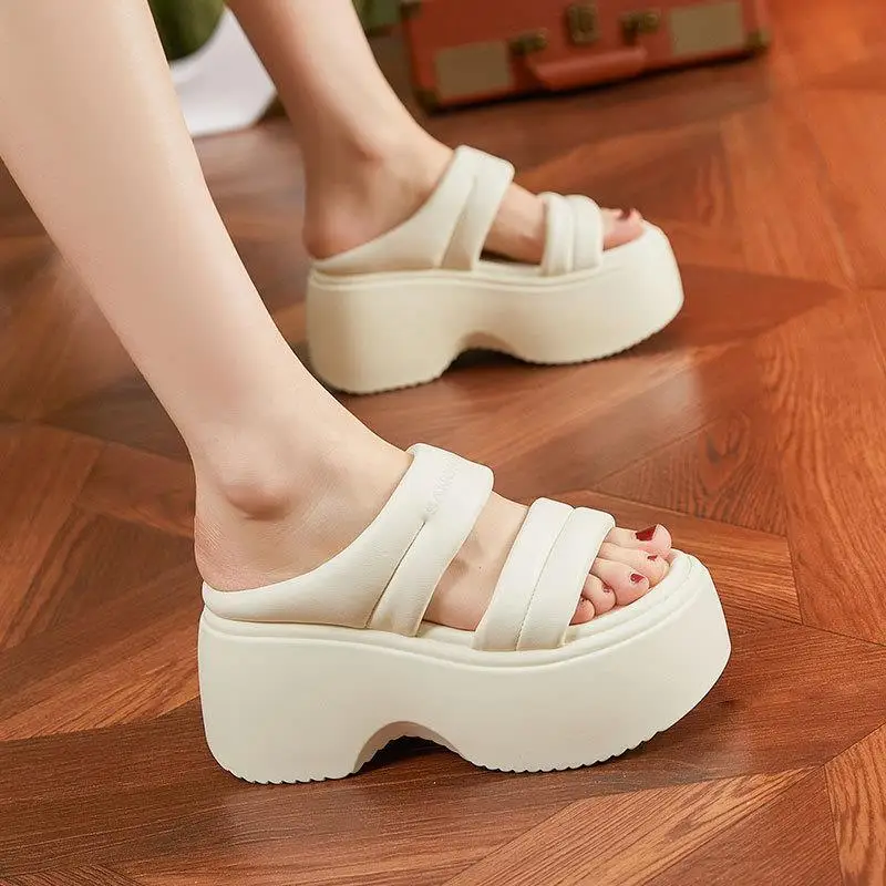 Women's Thick Bottom Real Leather Sandals Heightening Slippers Casual Style Flat Heel TPU Outsole Spring Summer Shoes
Women's Thick Bottom Real Leather Sandals Heightening Slippers Casual Style Flat Heel TPU Outsole Spring Summer Shoes