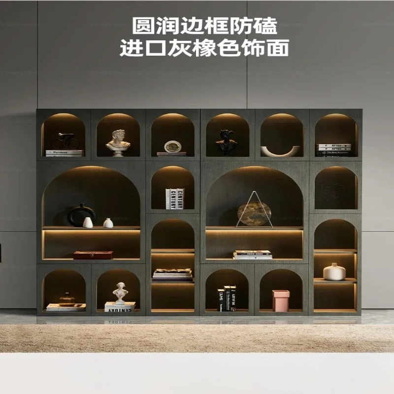 X-S minimalist light luxury bookcase in the ancient style modern simple solid wood decoration
X-S minimalist light luxury bookcase in the ancient style modern simple solid wood decoration