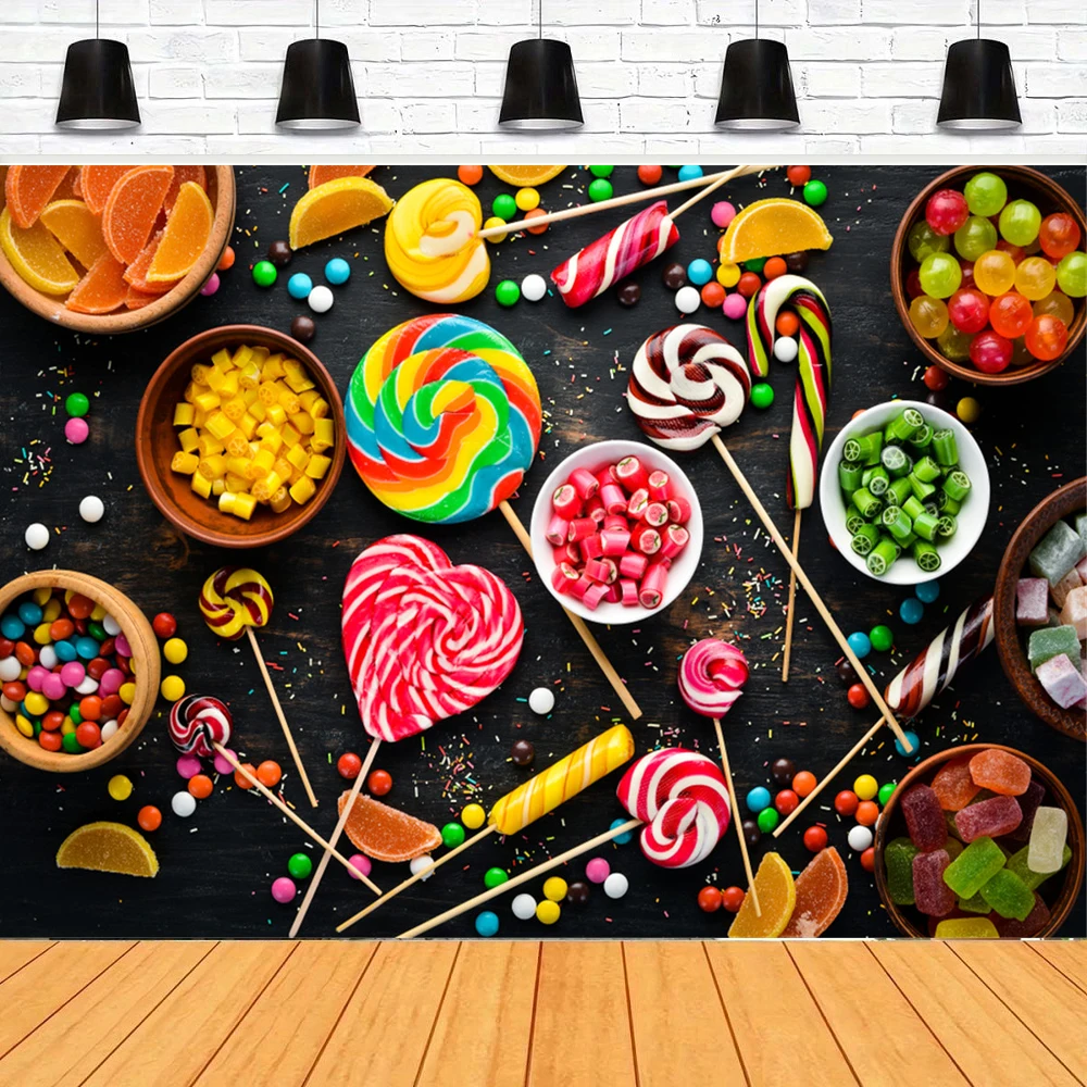 Фон для фотосъемки, сладкий красочный леденец, трость, конфеты, детский душ, декор для вечеринки в честь дня рождения, фон
Фон для фотосъемки, сладкий красочный леденец, трость, конфеты, детский душ, декор для вечеринки в честь дня рождения, фон