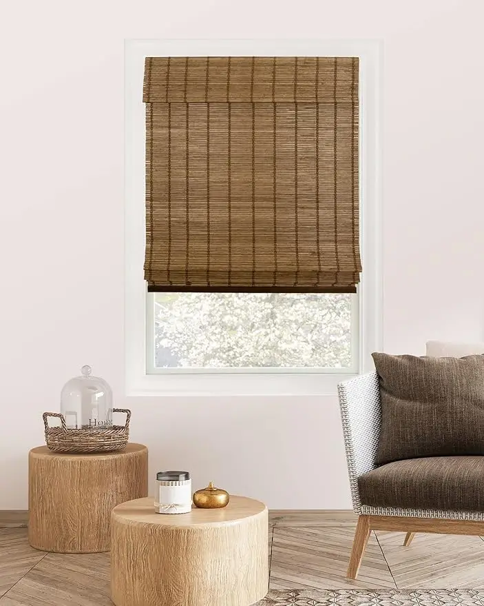 Custom Madesunroad CHICOLOGY Bamboo Roman Shades - Stylish Window Blinds For Home & Patio Decor
Custom Madesunroad CHICOLOGY Bamboo Roman Shades - Stylish Window Blinds For Home & Patio Decor