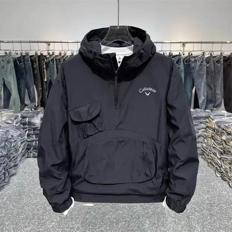 Autumn Golf Wear Men 2024 Luxury Brand Golf Jacket Fashion Hooded Windproof Coat Korean Golf Clothing Men Outdoors Sports Top
Autumn Golf Wear Men 2024 Luxury Brand Golf Jacket Fashion Hooded Windproof Coat Korean Golf Clothing Men Outdoors Sports Top