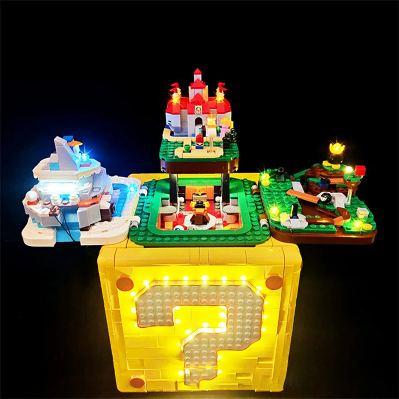 Light Kit For 71395 Super Mario 64 Question Mark Block (Only Lighting Inlcuded)
Light Kit For 71395 Super Mario 64 Question Mark Block (Only Lighting Inlcuded)