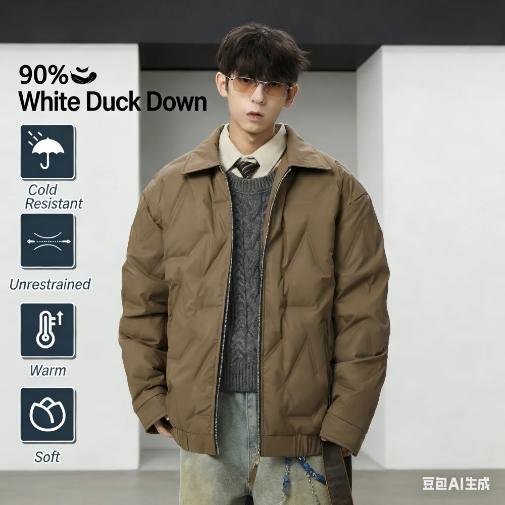 Новая модель 2026 года: Американский тренд – пуховик 90 Denier для зимы, свободный крой, большие размеры, однотонный, для пар.
Новая модель 2026 года: Американский тренд – пуховик 90 Denier для зимы, свободный крой, большие размеры, однотонный, для пар.