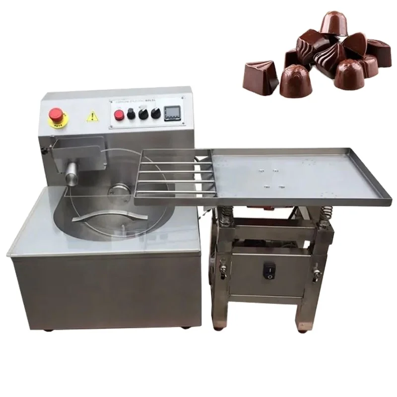 Pouring Molding With Vibrating Table Automatic Chocolate Melting Tempering Mixing Machine 5 8 Kg
Pouring Molding With Vibrating Table Automatic Chocolate Melting Tempering Mixing Machine 5 8 Kg