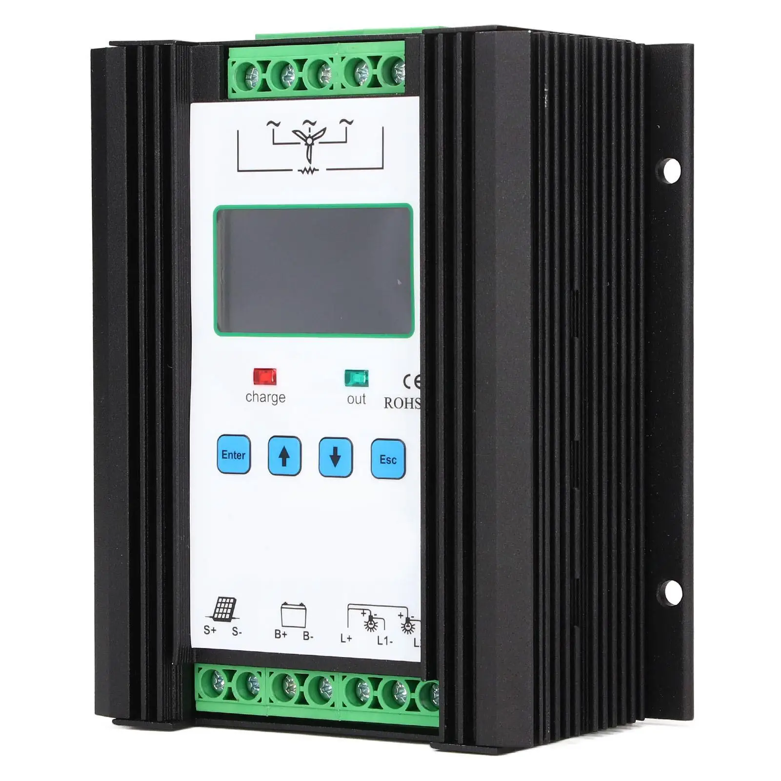DC 12V 24V 600W Wind Solar Hybrid Controller Digital Intelligent Regulation Renewable Energy System
DC 12V 24V 600W Wind Solar Hybrid Controller Digital Intelligent Regulation Renewable Energy System