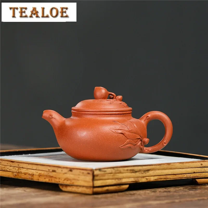 200ml Aesthetic Yixing Purple Clay Teapot Handmade Xiantao Antique Pot Raw Ore Red Downhill Mud Kettle With Infuser Zisha Teaset
200ml Aesthetic Yixing Purple Clay Teapot Handmade Xiantao Antique Pot Raw Ore Red Downhill Mud Kettle With Infuser Zisha Teaset
