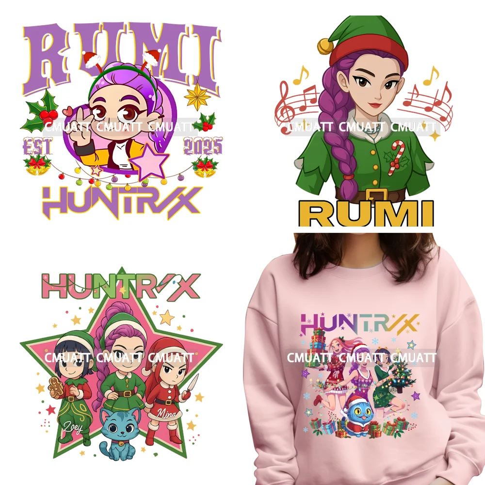 Santa Hat Kpop Hunter Girls Boys Music Group Christmas Vibes Iron on DTF Washable Transfers Stickers Ready to Press for T-shirts 
Santa Hat Kpop Hunter Girls Boys Music Group Christmas Vibes Iron on DTF Washable Transfers Stickers Ready to Press for T-shirts