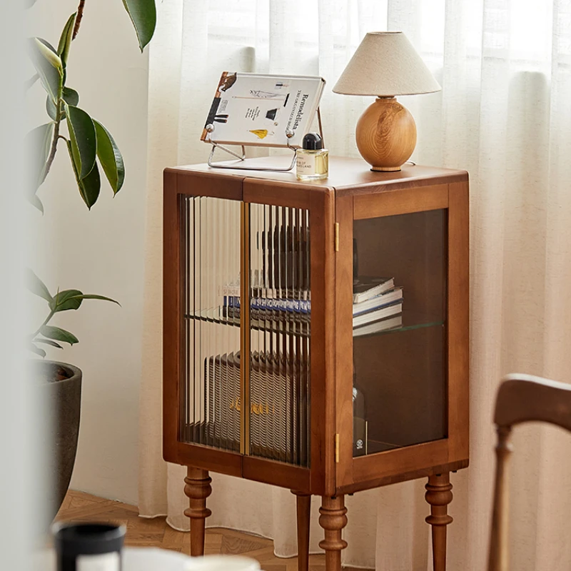 Retro Side Middle-Ancient Hallway Living Room Storage Glass Solid Wood Low Cabinet
Retro Side Middle-Ancient Hallway Living Room Storage Glass Solid Wood Low Cabinet