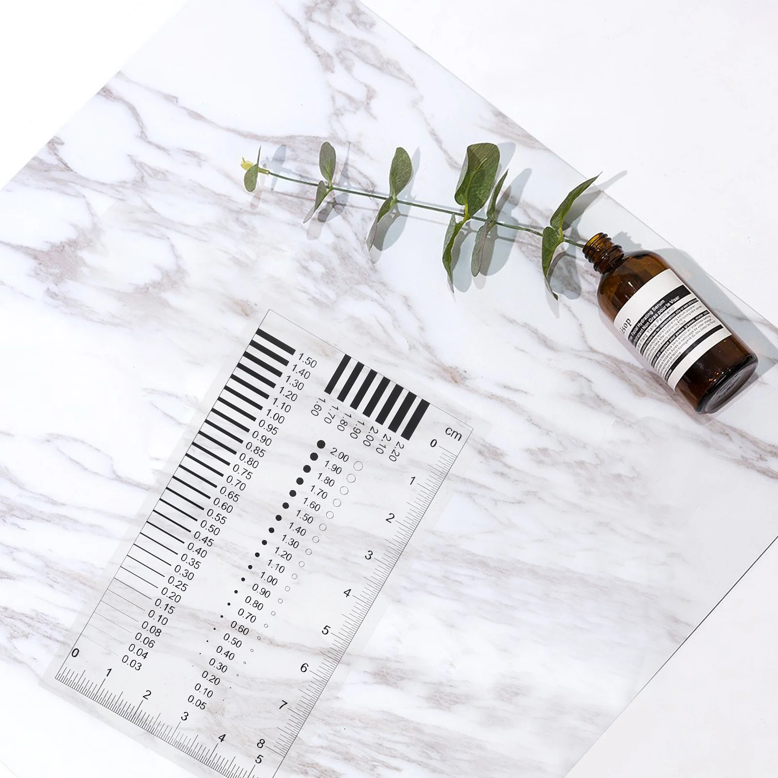 High Precision Defect Measurement Chart Transparent Film Ruler for Scratch Crack Line Width Estimation Detection
High Precision Defect Measurement Chart Transparent Film Ruler for Scratch Crack Line Width Estimation Detection