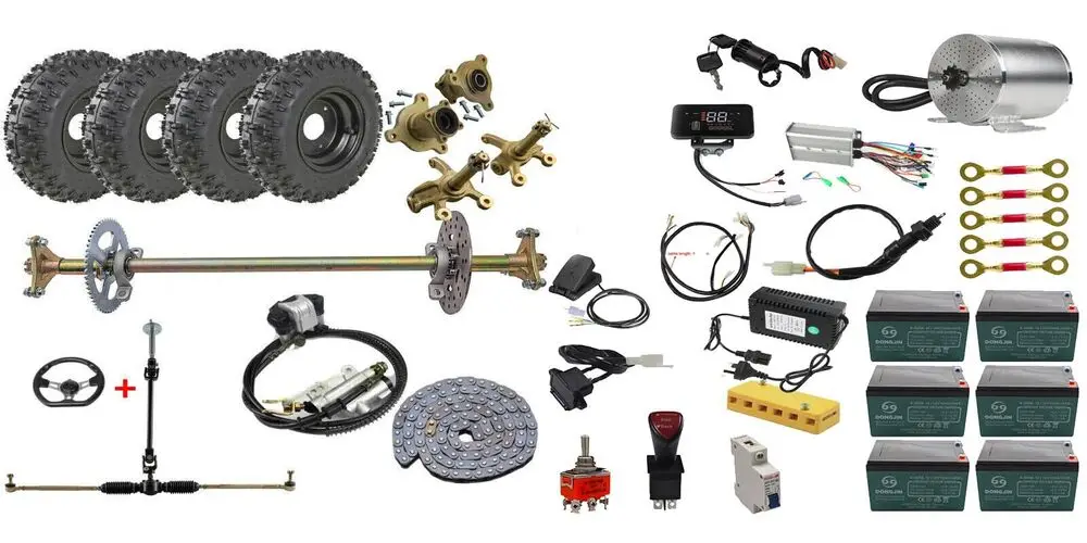 TDPRO 29" Rear Axle Kit Complete Wheels Tire 72V 3000W Motor Go Kart ATV Quad
TDPRO 29" Rear Axle Kit Complete Wheels Tire 72V 3000W Motor Go Kart ATV Quad