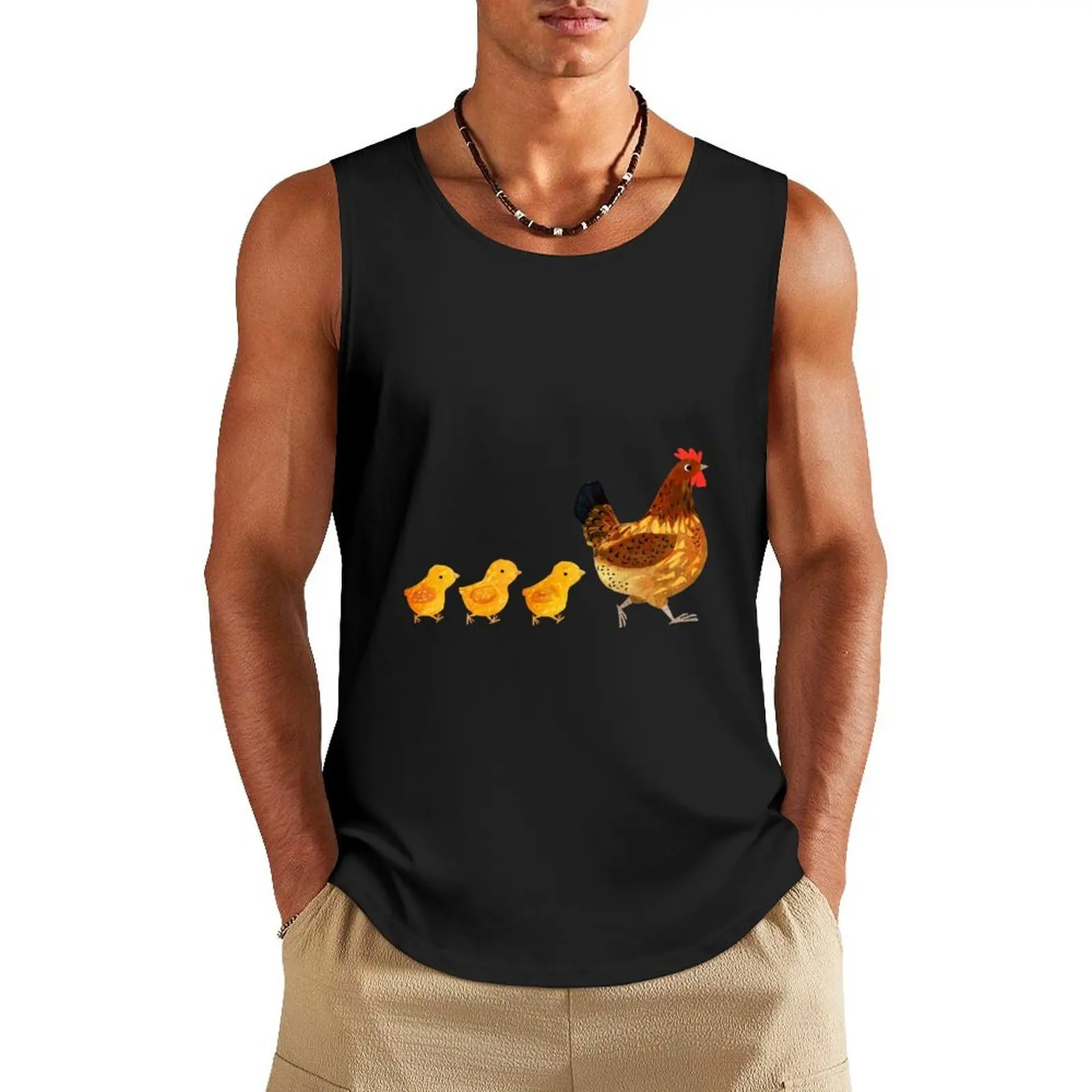 Chicken and chicks Tank Top summer clothes for men Japanese t-shirt gym accessories men anime top
Chicken and chicks Tank Top summer clothes for men Japanese t-shirt gym accessories men anime top