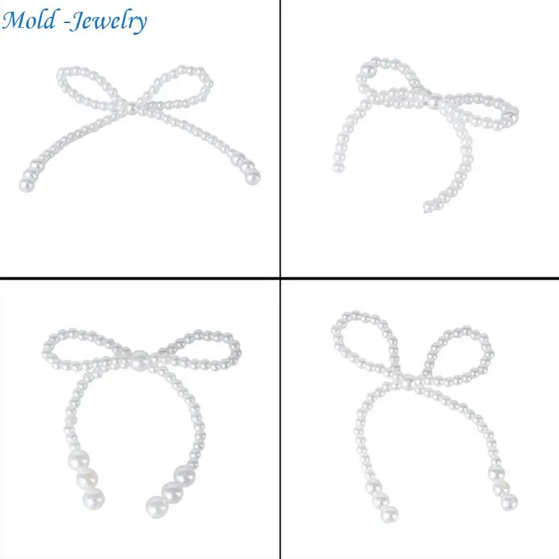 69HB Delicate Pearl Bowknot Jewelry Component Beautiful Adornment Unique Pearl Bowknot Ornaments for Parties and Celebration
69HB Delicate Pearl Bowknot Jewelry Component Beautiful Adornment Unique Pearl Bowknot Ornaments for Parties and Celebration